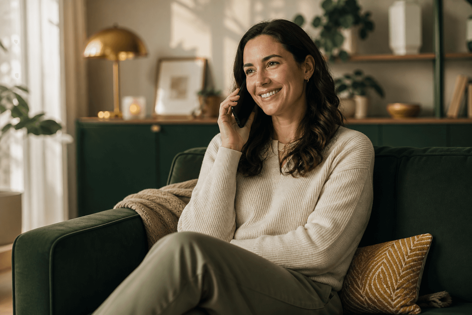 A person getting calm, one-on-one help with coverage questions